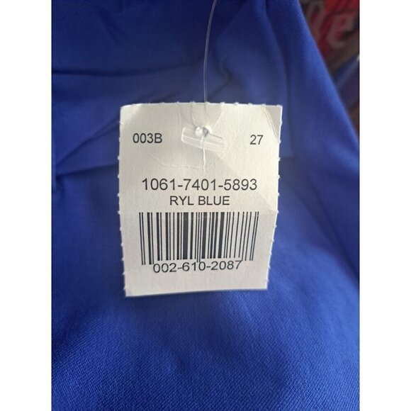 Rainbow Juniors M Royal Blue Pull-On Jeggings 26" Inseam Attached Sash - Picture 6 of 7